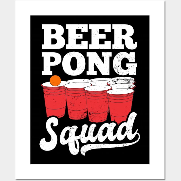 Beer Pong Champion Shirt | Beer Pong Squad Gift Wall Art by Gawkclothing